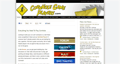 Desktop Screenshot of cornholegameplayers.com